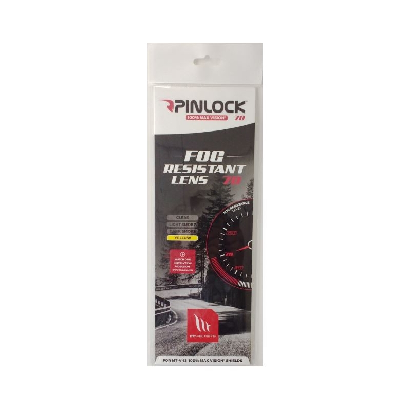 Pinlock pre prilbu MT V-12 žltý výpredaj