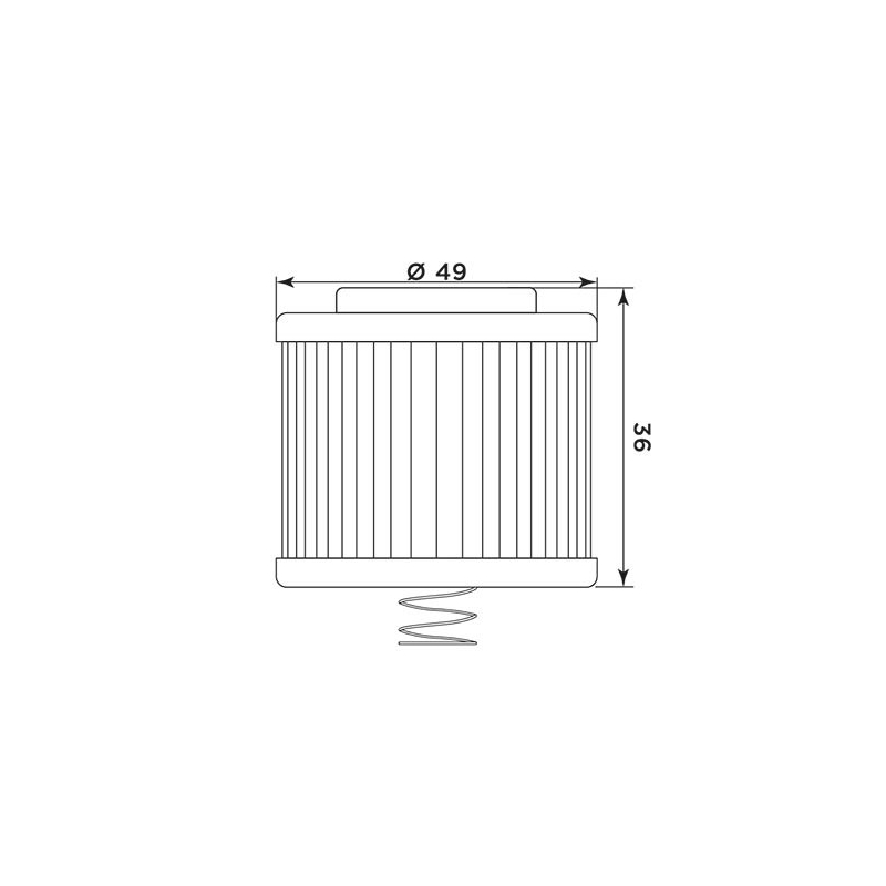 Olejový filter MIW (alt. HF540)