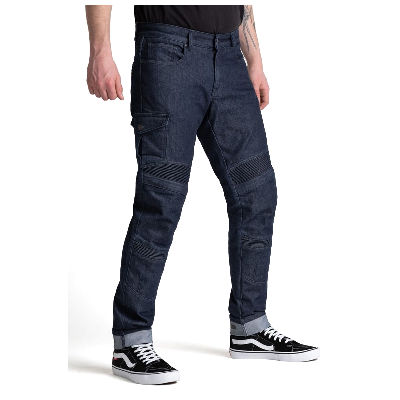 Jeansy na motocykel BROGER Ohio tmavo modré výpredaj