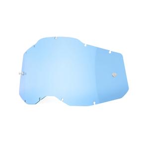 Plexi 100% Racecraft 2/Accuri 2/Strata 2 modré (Anti-fog)