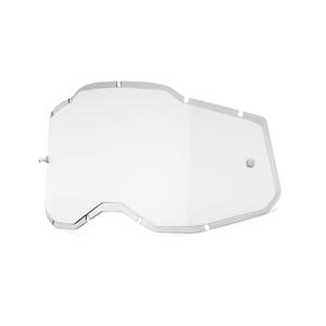 Plexi 100% Injected Racecraft 2/Accuri 2/Strata 2 číré (Anti-fog)