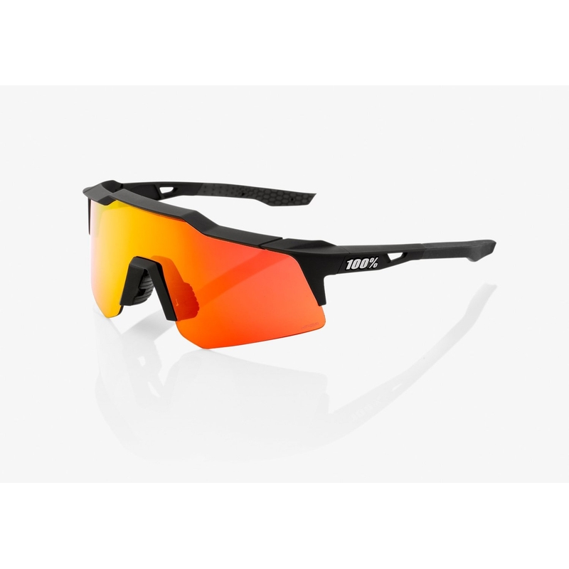 Slnečné okuliare 100% SPEEDCRAFT XS čierne (červené sklo)