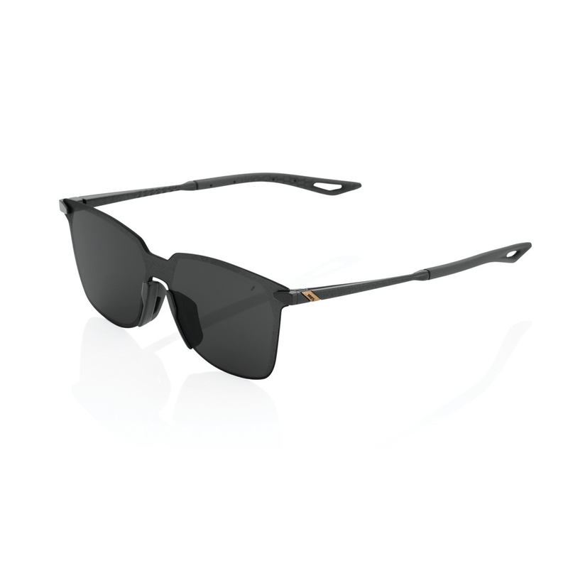 Slnečné okuliare 100% LEGERE SQUARE Polished Black čierne (dymové sklá)