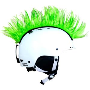Číro na helmu Mohawk zelenej