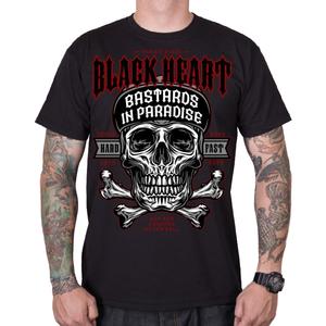Pánske tričko Black Heart Bastard In Paradise čierné