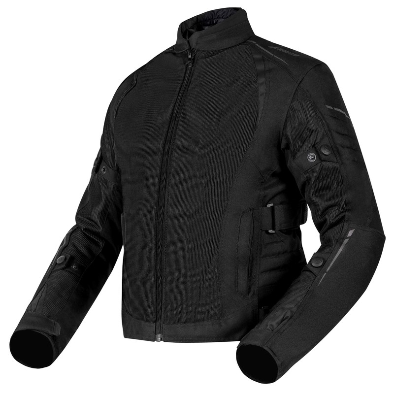 Dámska bunda na motocykel Ozone Flow čierna výpredaj