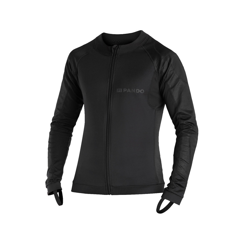 Košeľa na motorku PANDO MOTO Shell UH čierna výpredaj