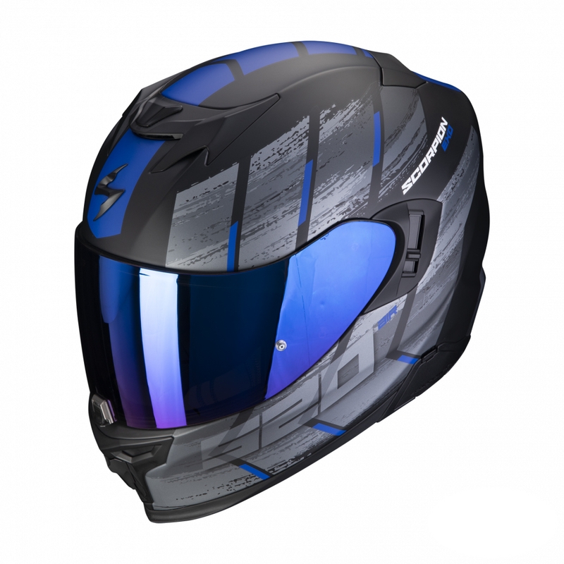 Integrálna prilba na motorku Scorpion EXO-520 EVO Air Maha čierno-modrá výpredaj