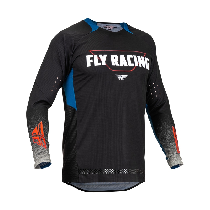 Motokrosový dres FLY Racing Evolution DST. modro-sivo-čierný výpredaj