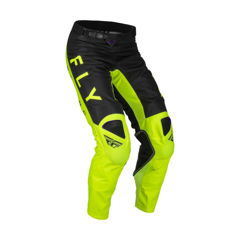 Motokrosové nohavice FLY Racing Kinetic Kore fluo žlto-čierne výpredaj