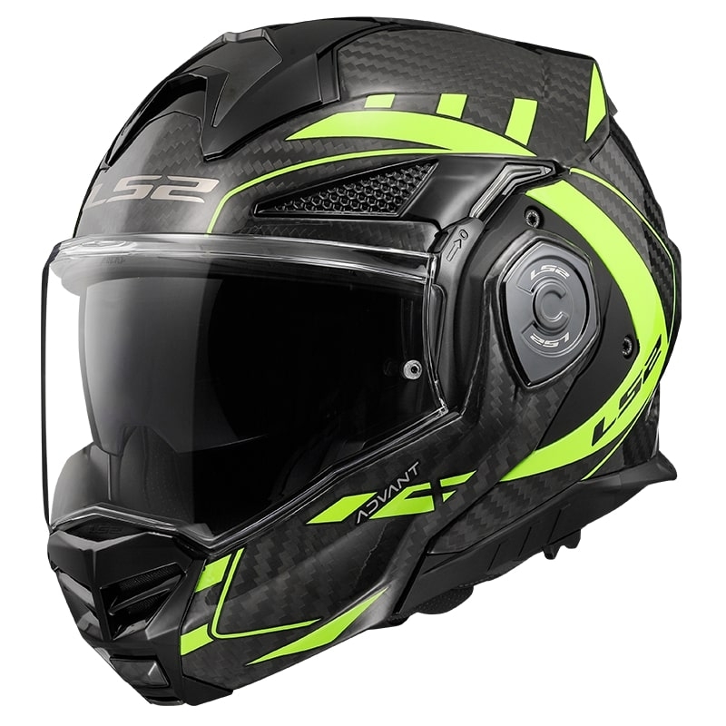 Preklápacia prilba na motocykel LS2 FF901 Advant X C Future čierno-fluo žltá