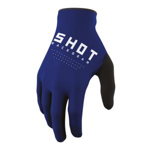 Detské motokrosové rukavice Shot Raw Kid modré výpredaj