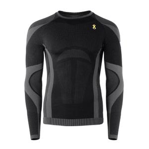 Pánske funkčné tričko Rilax Noah čierne - dlhý rukáv