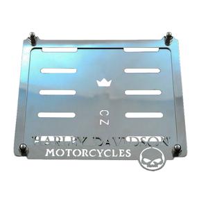 Nerezová podložka pod CZ ŠPZ Harley Skull