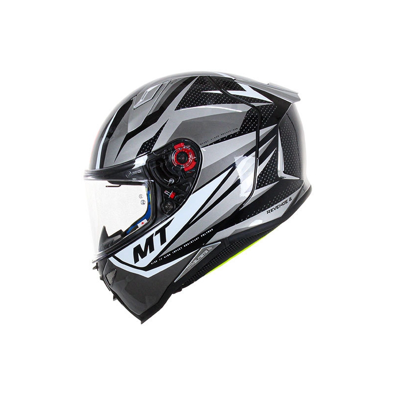 Integrálna prilba na motocykel MT FF110 Revenge 2 Kley bielo-sivo-čierná výpredaj
