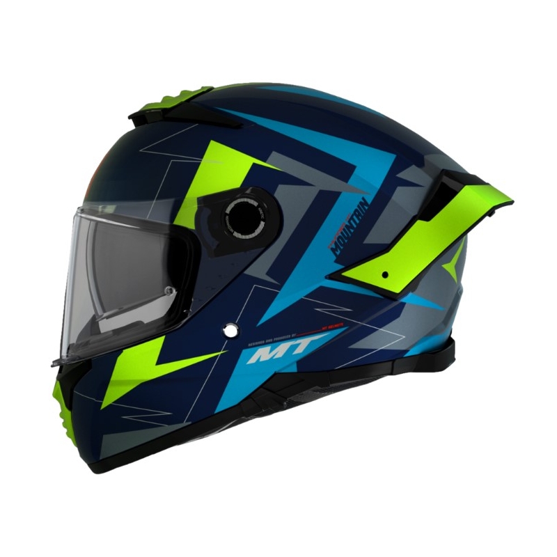 Integrálna prilba na motocykel MT FF118SV Thunder 4 SV Mountain C7 sivo-zeleno-modrá