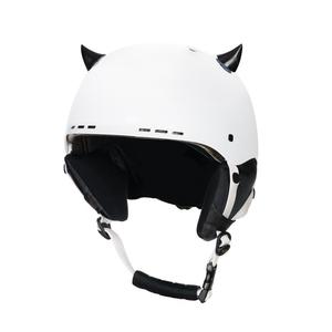 Mini rožky na prilbu 55 čierné