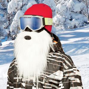 Maska Beardski Santa bielá