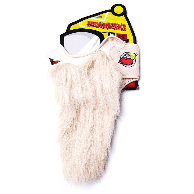 Maska Beardski Viking bielá
