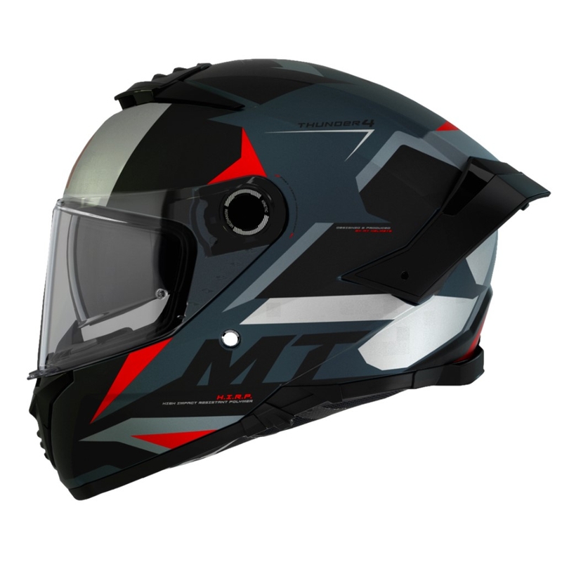 Integrálna prilba na motocykel MT Thunder 4 SV Exeo čierno-šedo-červená