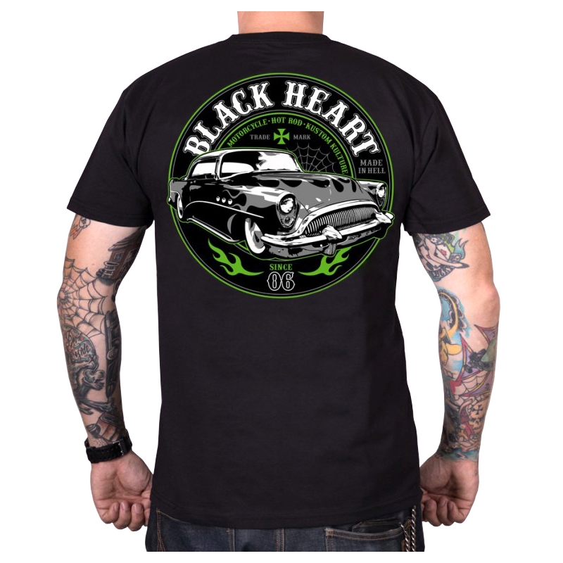 Pánske tričko Black Heart Monster čierné