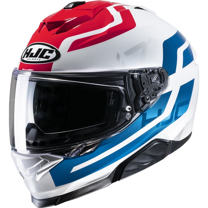 Integrálna prilba na motocykel HJC i71 Enta MC21 bielo-modro-červená
