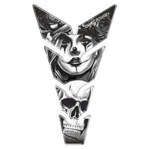 Polep palivovej nádrže - tankpad Print Women with skull