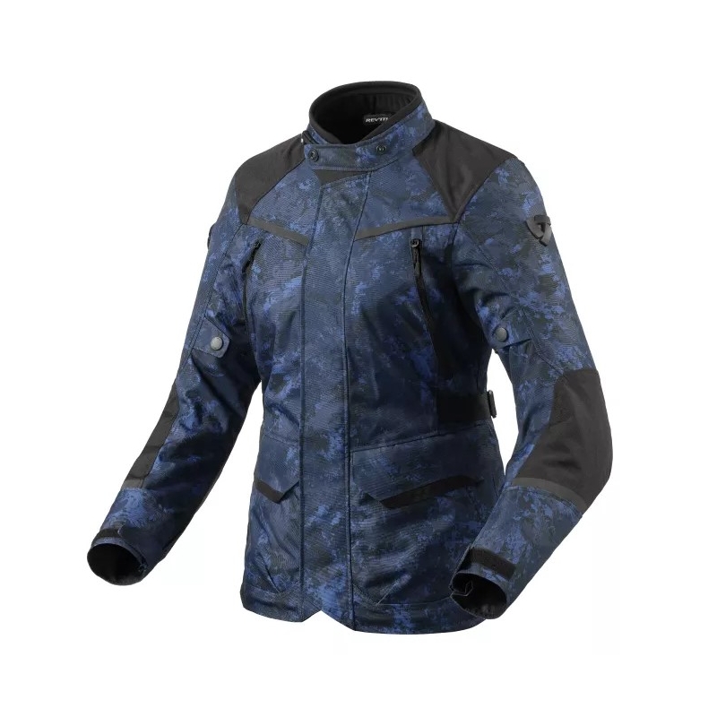 Dámska bunda na motocykel Revit Voltiac 3 H2O camo modrá výpredaj