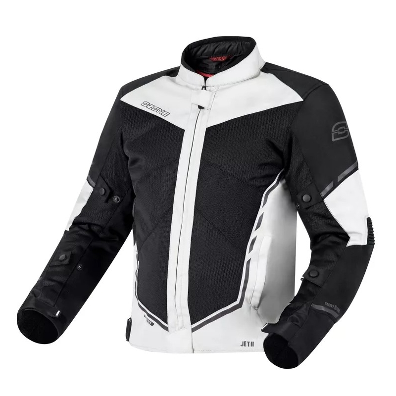 Moto bunda Ozone Jet II šedo-čierna výpredaj