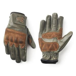 Rukavice na motocykel Fuel Rodeo zeleno-hnedé