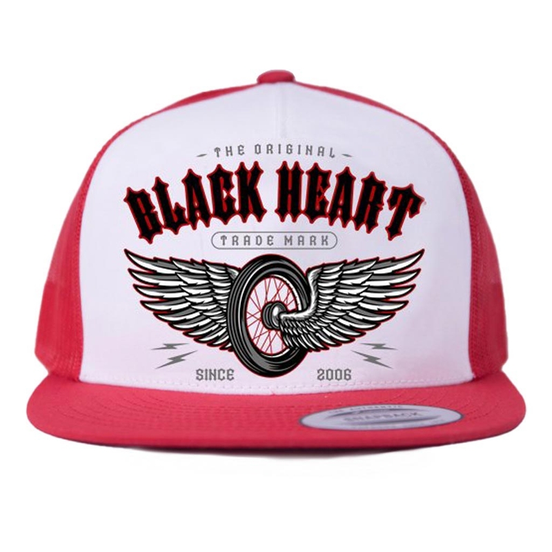 Šiltovka Black Heart Wings červená