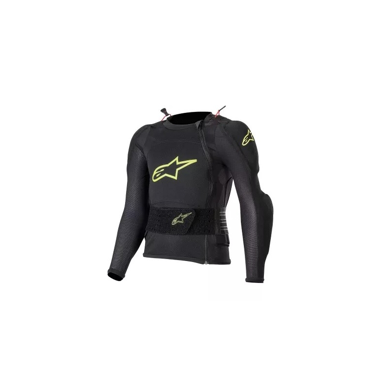 Detský chránič tela Alpinestars Bionic Plus čierno-fluo žltý
