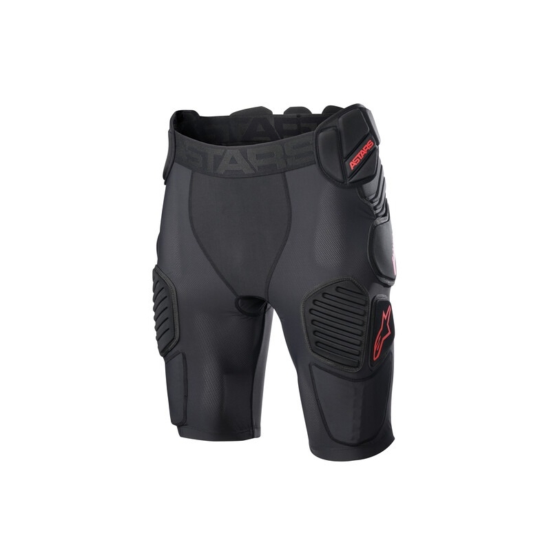 Motokrosové šortky Alpinestars Bionic Pre čierno-červené