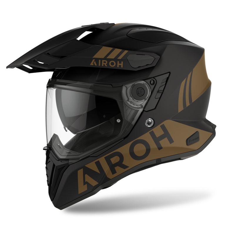 Enduro prilba Airoh Commander Factor čierno-zlatá výprodej výpredaj