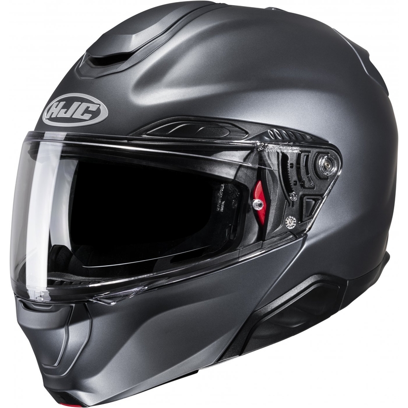 Vyklápacia prilba na motorku HJC RPHA 91 Solid semi flat antracitová šedá