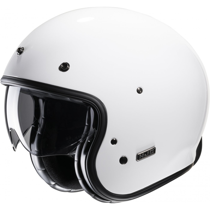 Otvorená prilba na motocykel HJC V31 Solid bielá