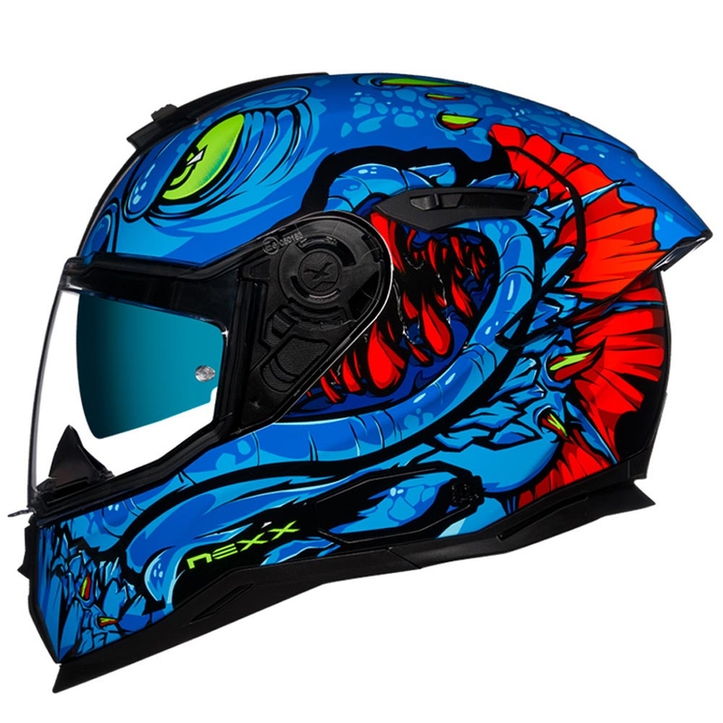 Integrálna prilba na motocykel NEXX SX.100R Abisal modrá výpredaj