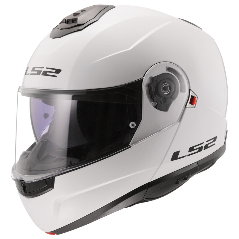 Vyklápacia prilba LS2 FF908 Strobe II biela lesklá