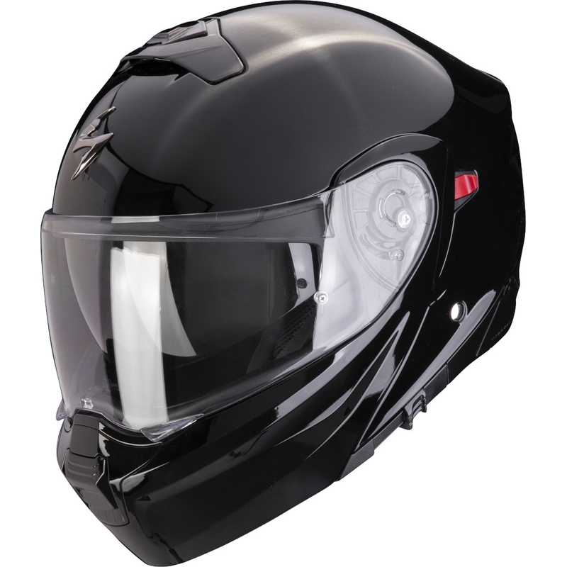 Výklopná prilba na motocykel Scorpion EXO-930 EVO Solid čierna