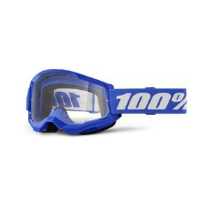 Motokrosové okuliare 100% STRATA 2 New modré (číre plexi)