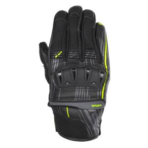 Rukavice na motocykel RSA Sprint čierno-fluo žlté