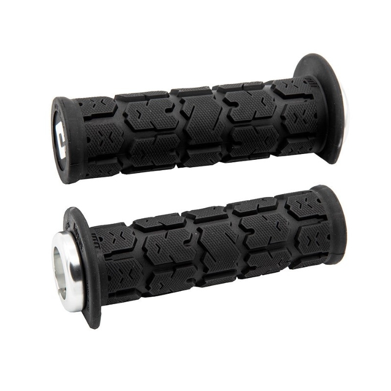 Gripy ODI ROGUE ATV LOCK-ON V2.1 125mm čierno-strieborné