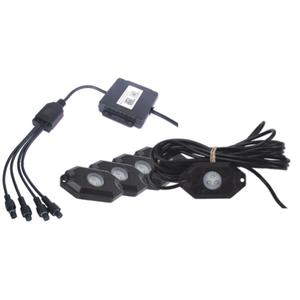 Farebné LED podsvietenie podvozku SHARK LED LIGHT, RGB, MULTI-COLOR, BLUETOOTH CONTROL, 4 PCS SET
