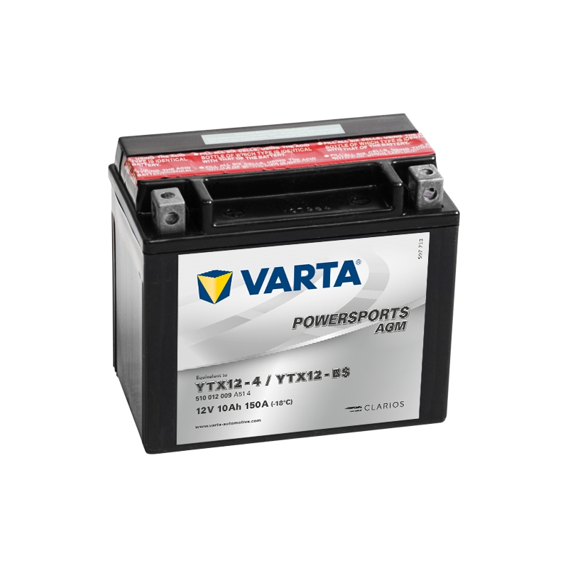 Bezúdržbová batéria VARTA 12V/10AH-MOTO LF (YTX12-4/YTX12-BS)