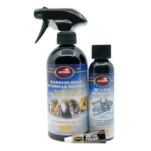 Súprava Autosol na motocykel Waterless Cleaner a Bluing Remover