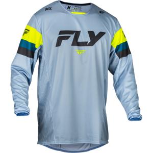Motokrosový dres FLY Racing Kinetic Prix šedo-fluo žltý
