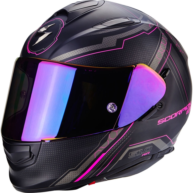 Integrálna prilba na motorku Scorpion EXO-510 Air Sync čierna matná-ružová
