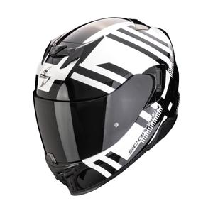 Integrálna helma na motocykel Scorpion EXO-520 EVO AIR BANSHEE perleťovo bielo-čierna výpredaj