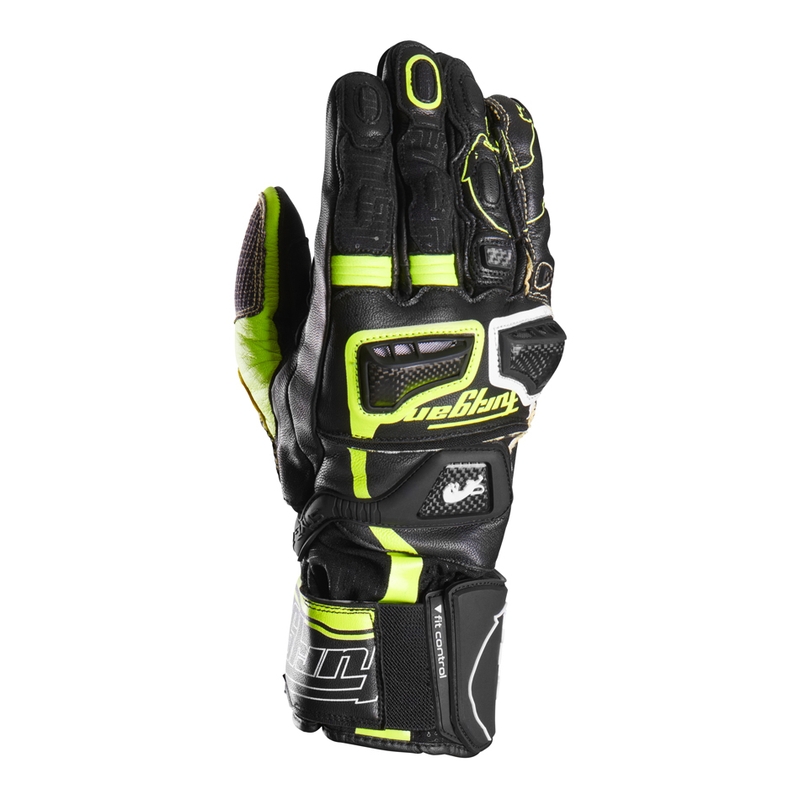 Rukavice na motorku Furygan Styg 20 x Kevlar čierno-fluo žlto-biele