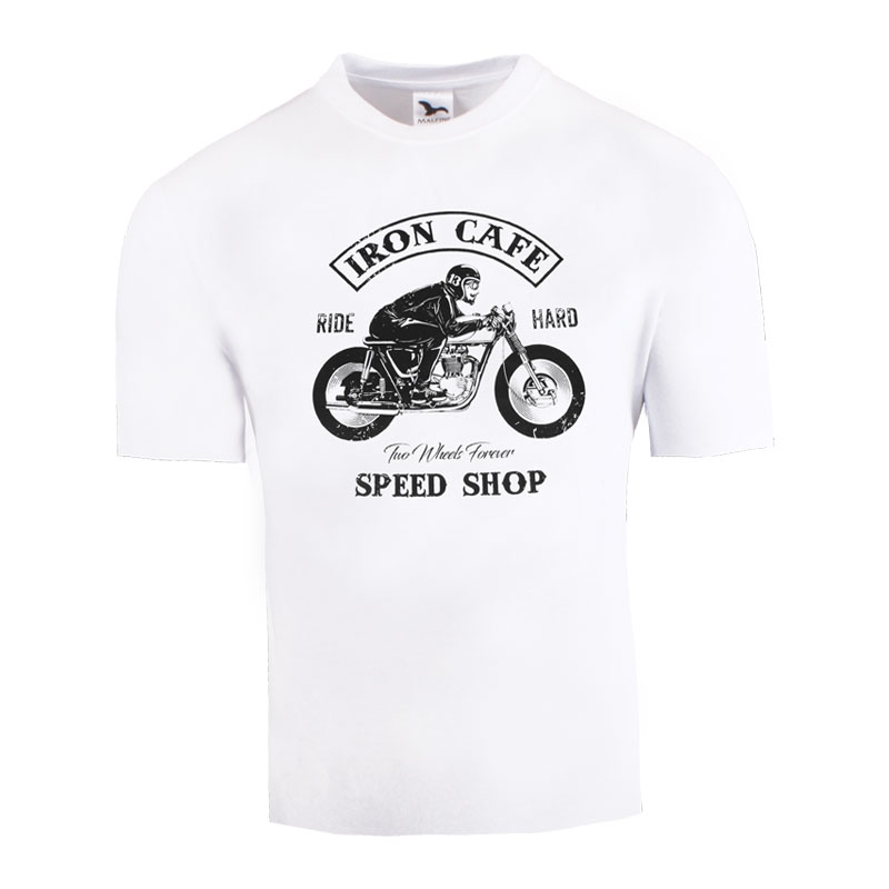 Triko RSA Iron Cafe II biele
